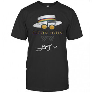 Elton John Hat Signature T-Shirt